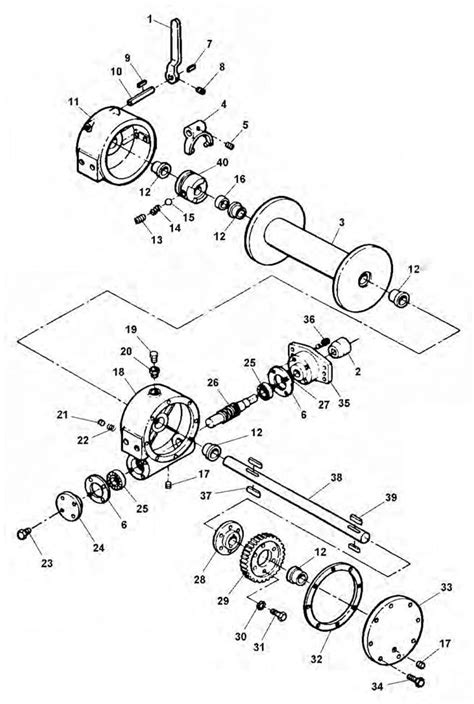 Ramsey 234 Hydraulic Winch .